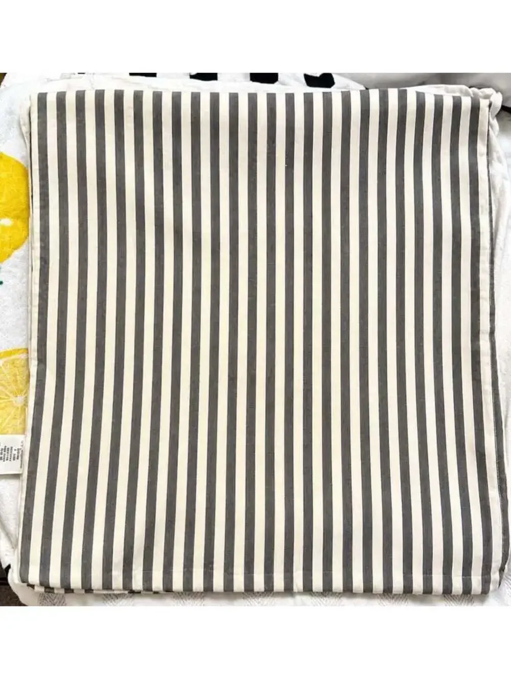 20”x20” H&M Home Striped Pillow Cover